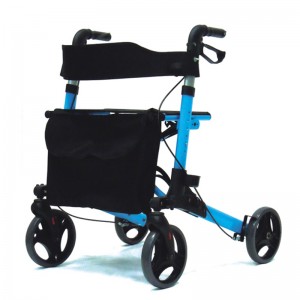 wielofunkcyjny wózek spacerowy mobilny pomoc w chodzeniu dla osób starszych chodzących na zewnątrz i wewnątrz